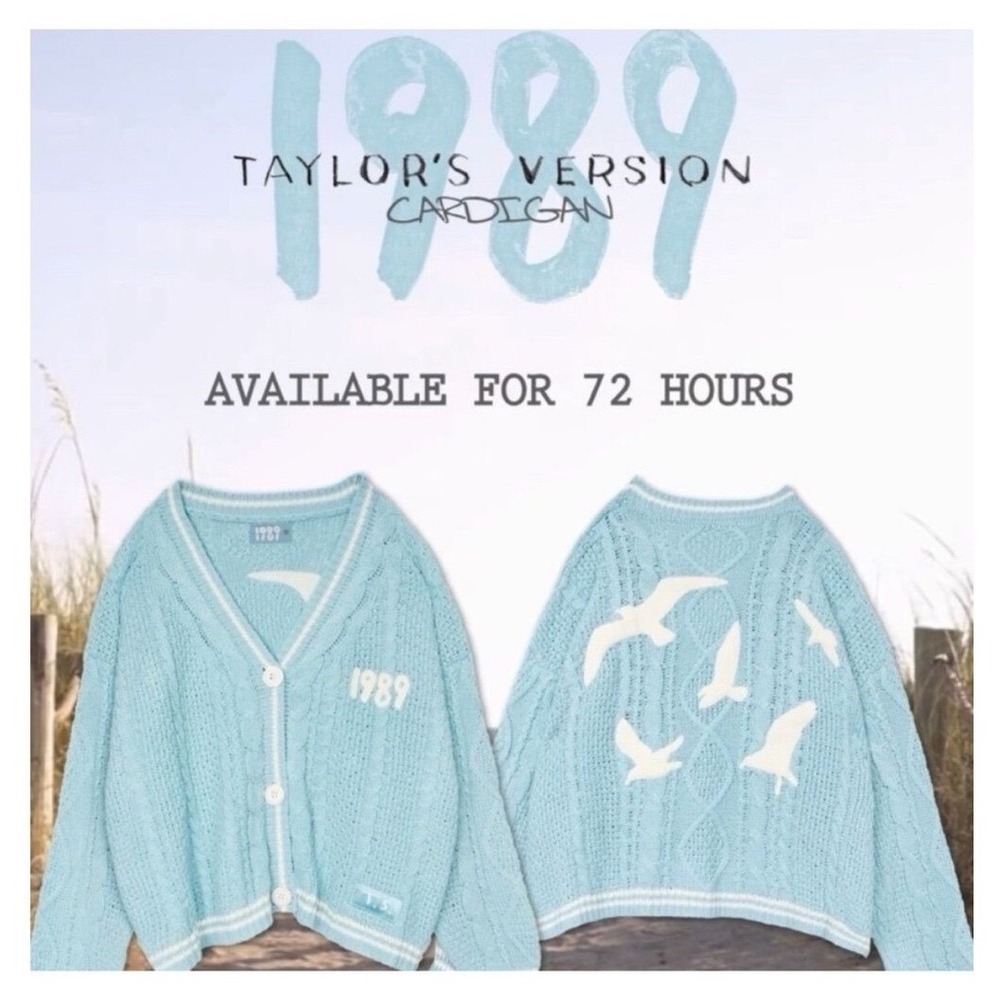 Taylor Swift 1989‎ cardigan women's size XS/S